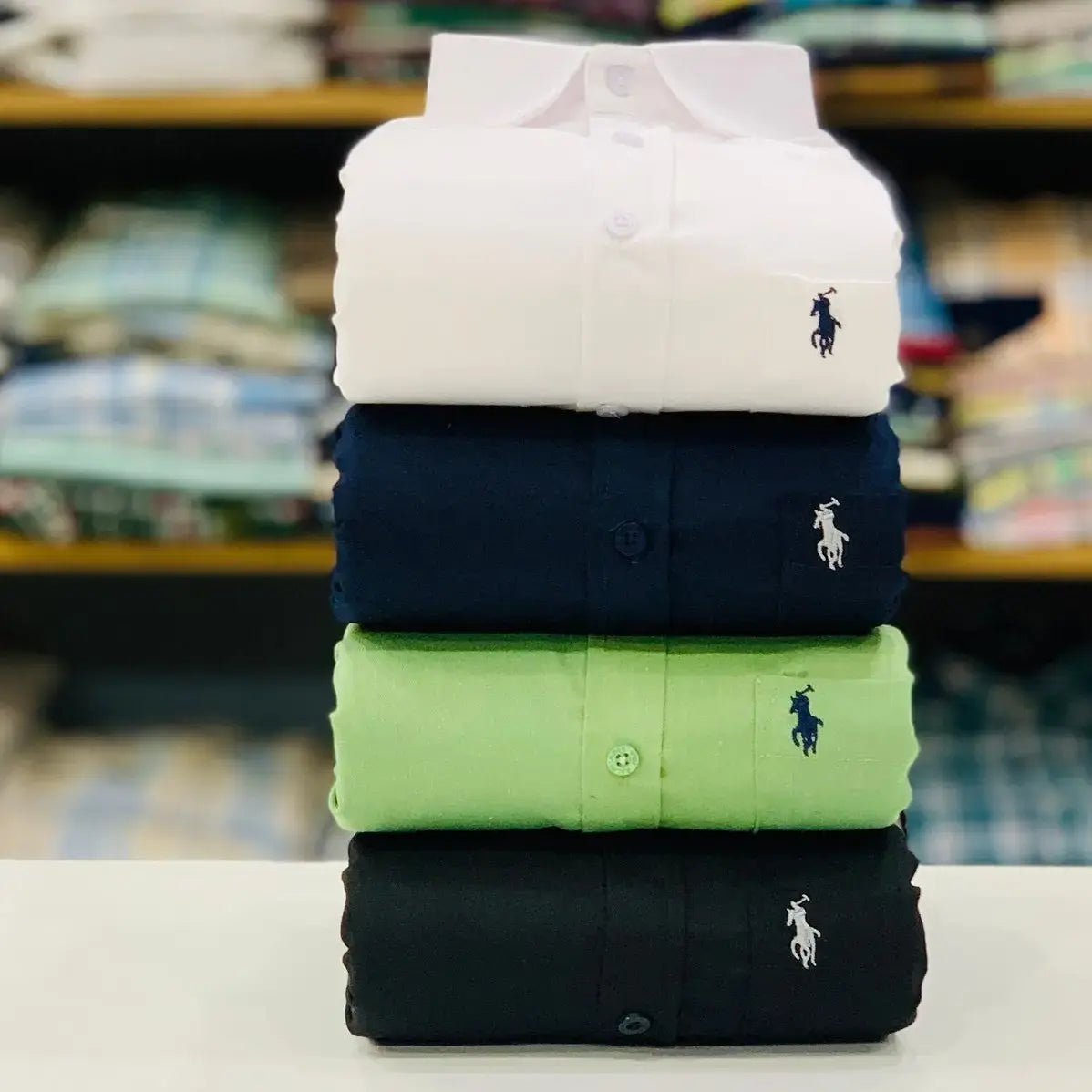 RL Polo Plain Shirts Combo (pack of 4)