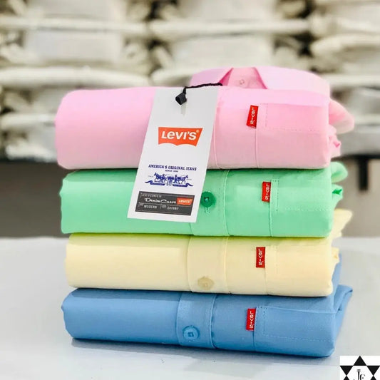 Levi's Plain Shirts Combo (Pack of 4)