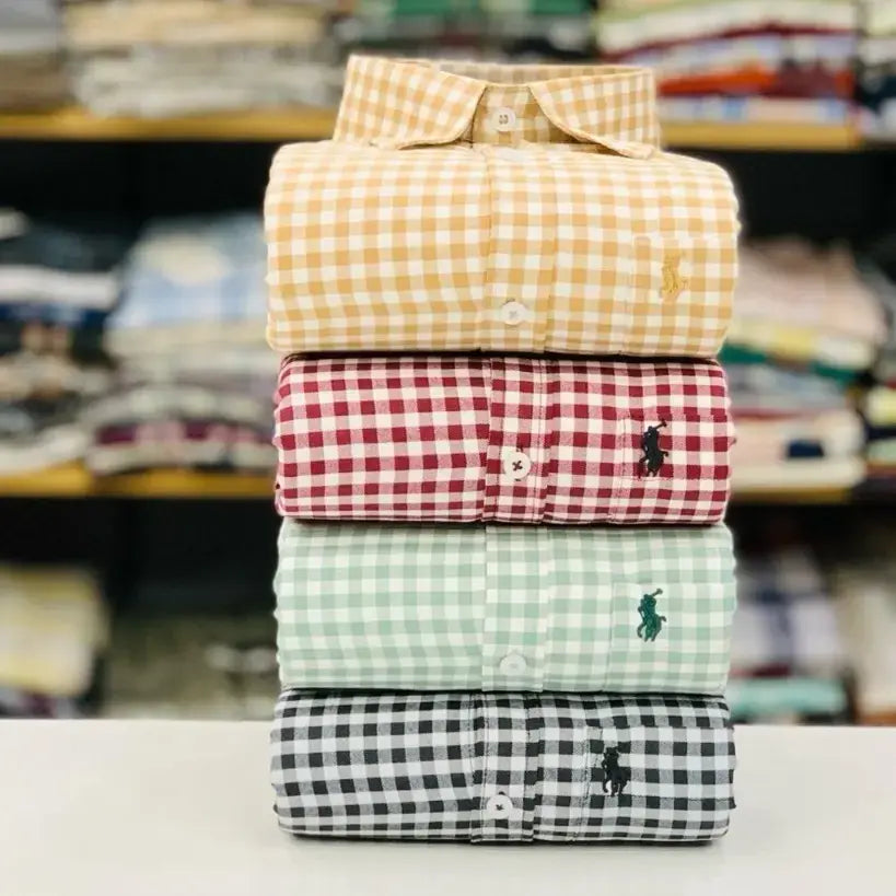 Rl Polo Checked Shirts Combo (4pcs) – Maruti Enterprise