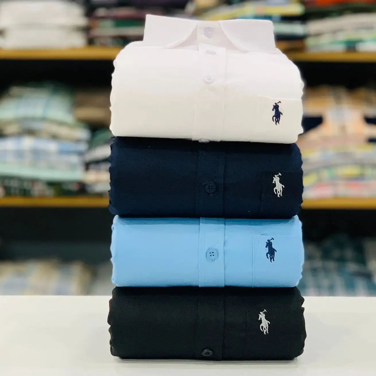 RL Polo Plain Shirts Combo (pack of 4)