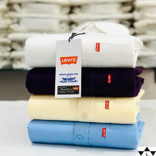 Levi's Plain Shirts Combo (Pack of 4)