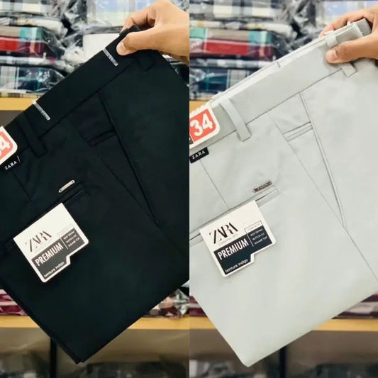 Zara Formal Pants Combo for Men – Sharp & Modern Fit